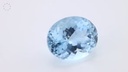 Aquamarine 12.1x10mm Oval Mid Blue