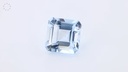 Aquamarine 7.00mm Square Emerald Cut Light Blue