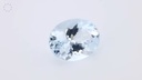 Aquamarine 10.1x7.8mm Oval Mid Blue