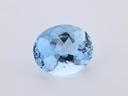 Aquamarine 12x10mm Oval Mid Blue