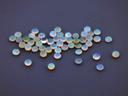 White Opal 2.50mm Round Cabochon