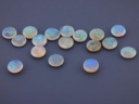 White Opal 4.00mm Round Cabochon