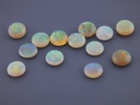 White Opal 6.00mm Round Cabochon