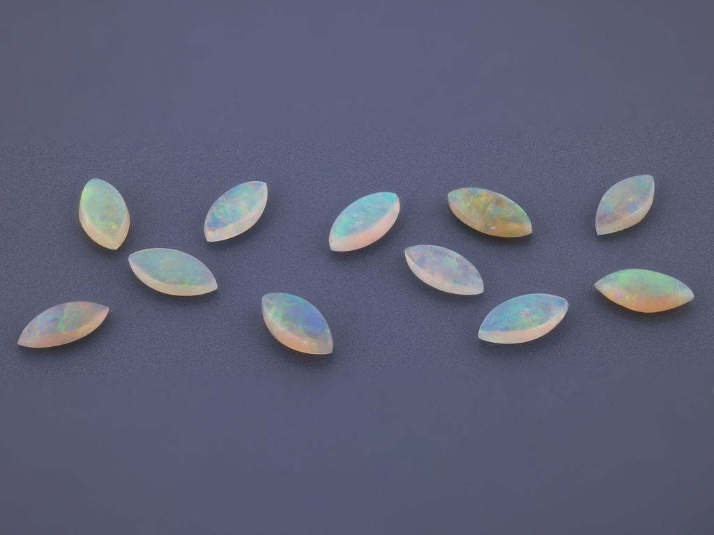 White Opal 6x3mm Marquise