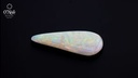 Solid White Opal 23.3x9.5mm Free Form