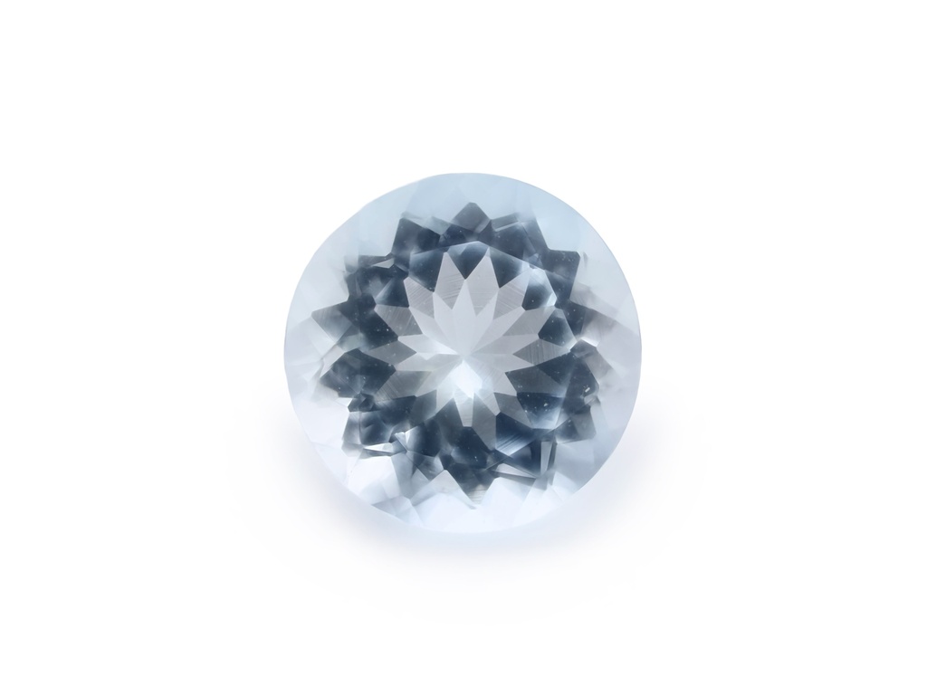 Aquamarine 7.60mm Round Mid Blue