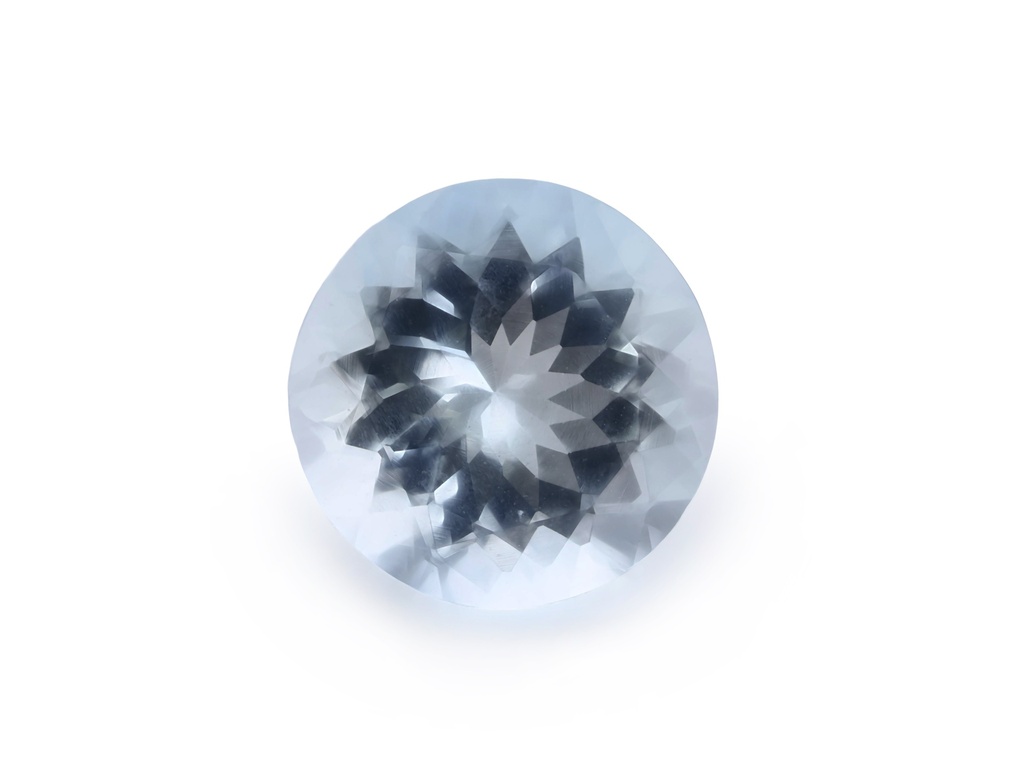 Aquamarine 7.60mm Round Mid Blue