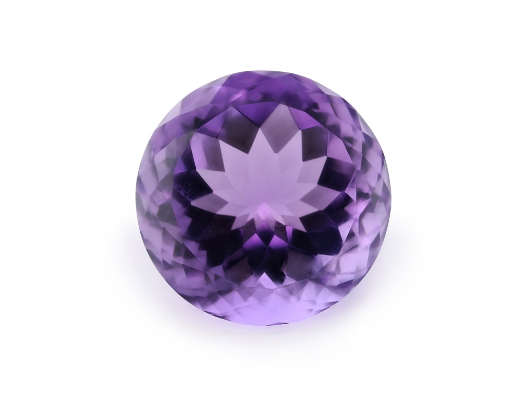 Amethyst 16mm Round Light Colour
