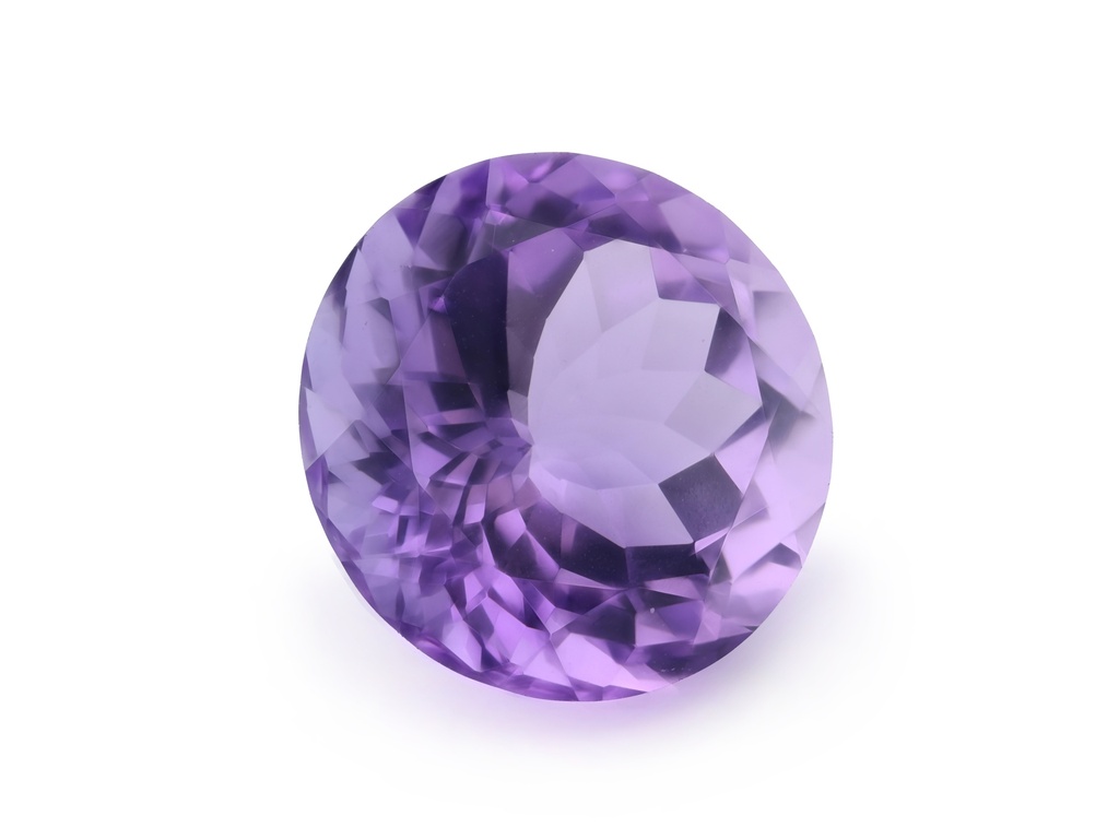 Amethyst 20mm Round Light Colour 