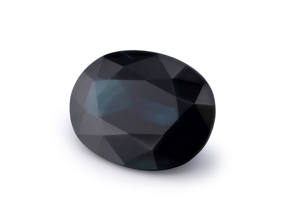 Australian Sapphire 9.1x7mm Oval Dark Blue