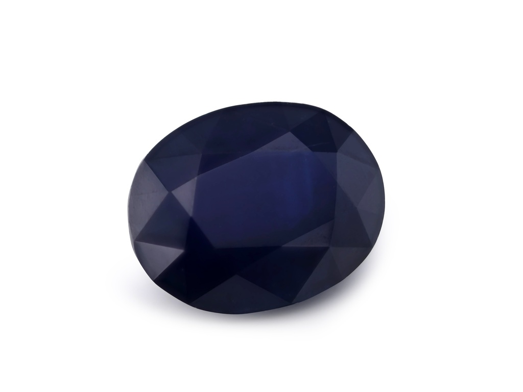 Australian Sapphire 9x7mm Oval Dark Blue