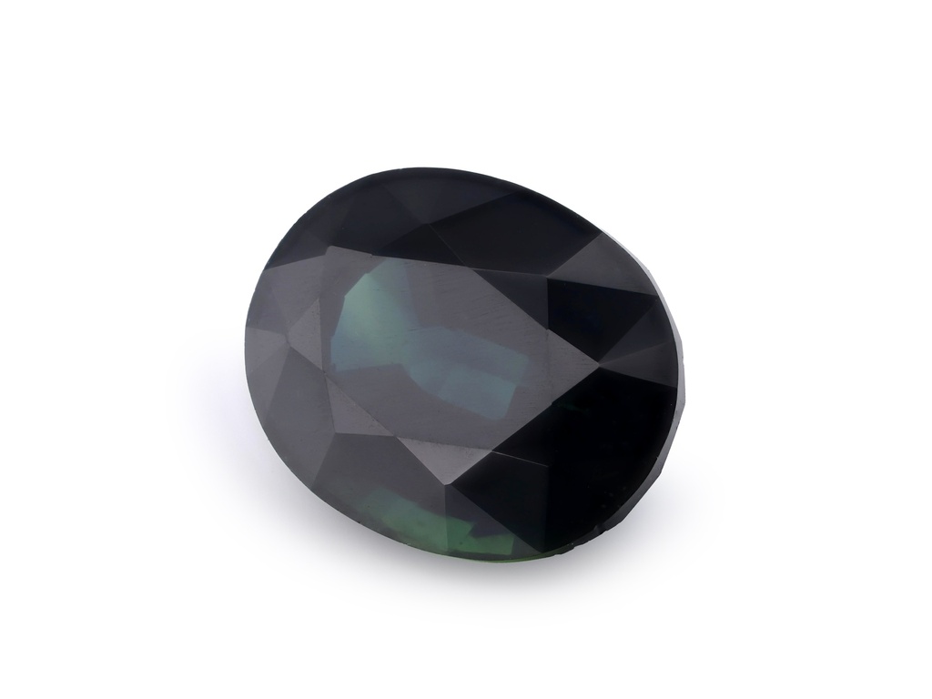 Australian Sapphire 10.3x8.1mm Oval Dark Blue
