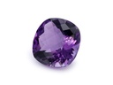 Amethyst 14mm Square Cushion Chequerboard Mid to Strong Colour