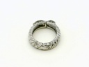 Shortener Sterling Silver 17x13mm Oval Polished with Twist Pattern