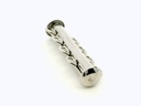Clasp Sterling Silver 25x4mm 4 Row Polished