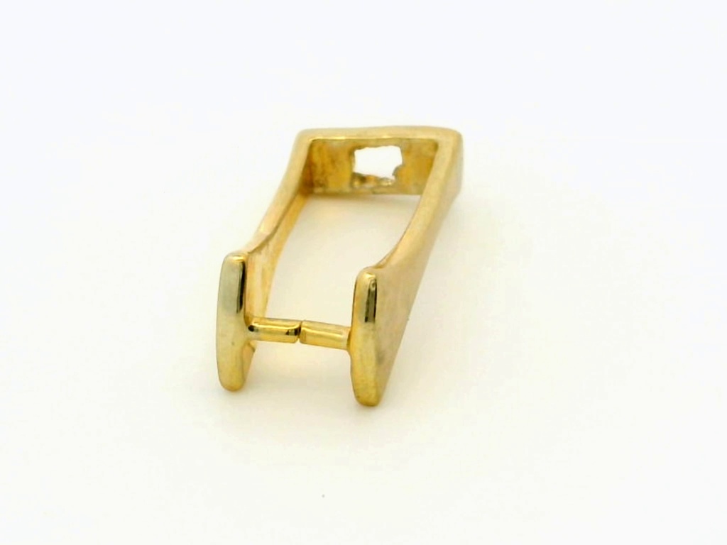 Bail Sterling Silver Gold Plated Fan Shape Stone Holder