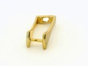 Bail Sterling Silver Gold Plated Fan Shape Stone Holder
