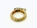 Shortener Sterling Silver Gold Plated 19x15mm Oval Polished with Texture