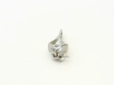 Sterling Silver Bail with Cubic Zirconia White