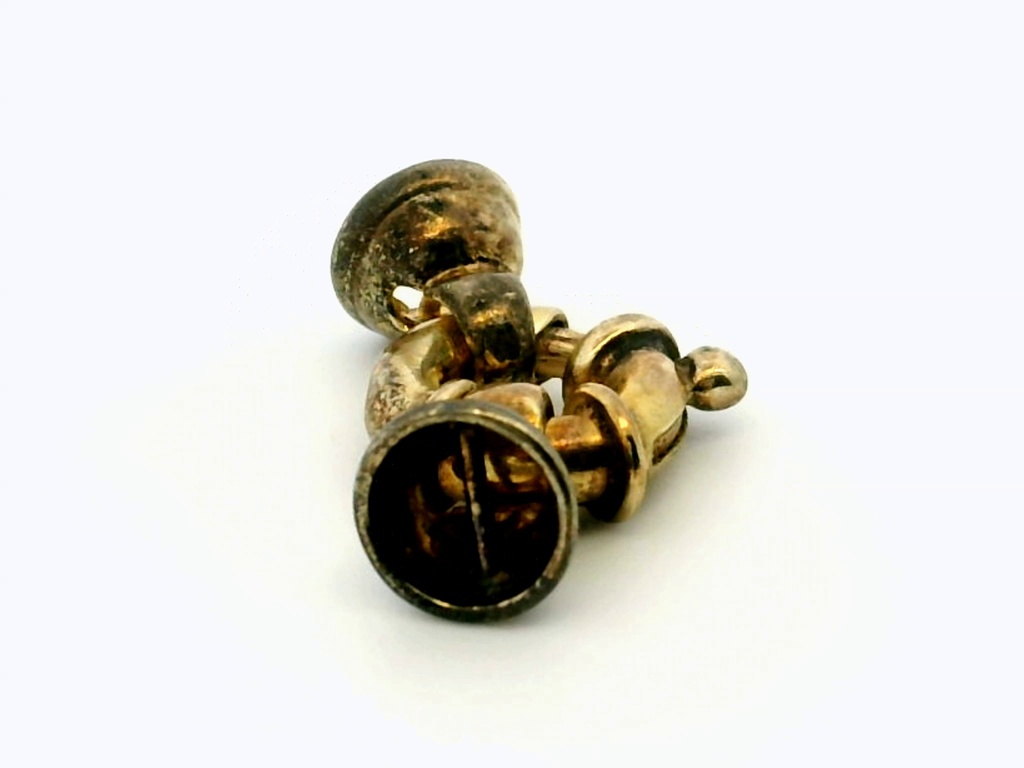 Bolt Ring Sterling Silver Gold Plated 11mm