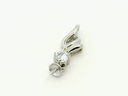Sterling Silver Bail with Cubic Zirconia White