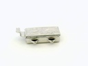 Clasp Sterling Silver 12x6mm 2 Row Rectangle with Pattern