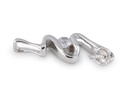 Sterling Silver Bail with Cubic Zirconia White