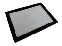 Gemstone Serving Tray with Six Inserts (2 of each Colour Black - Grey - White) 30x22cm