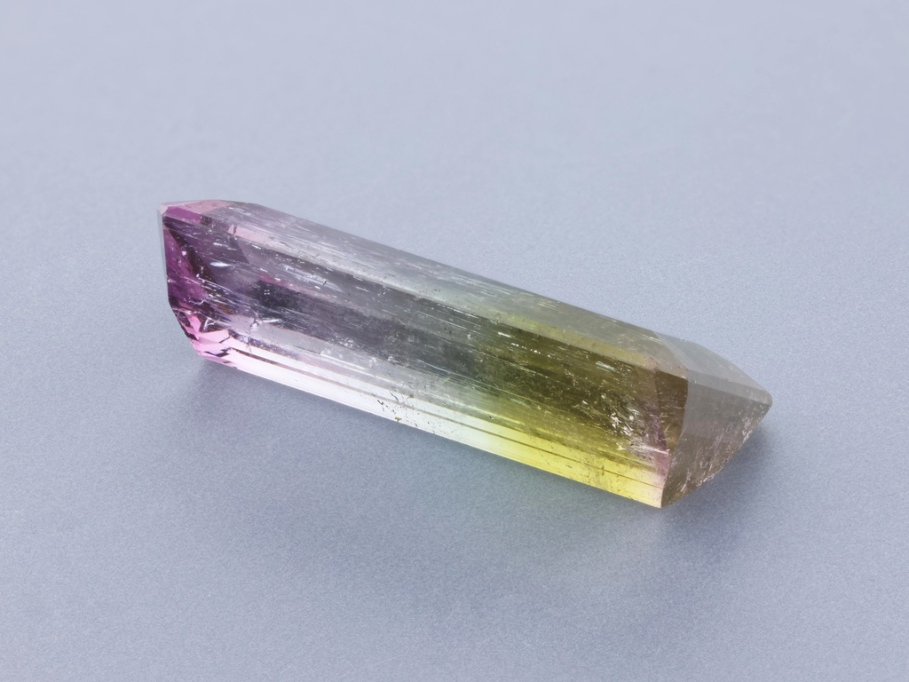 Tri Colour Tourmaline 17.75x9mm Emerald Cut