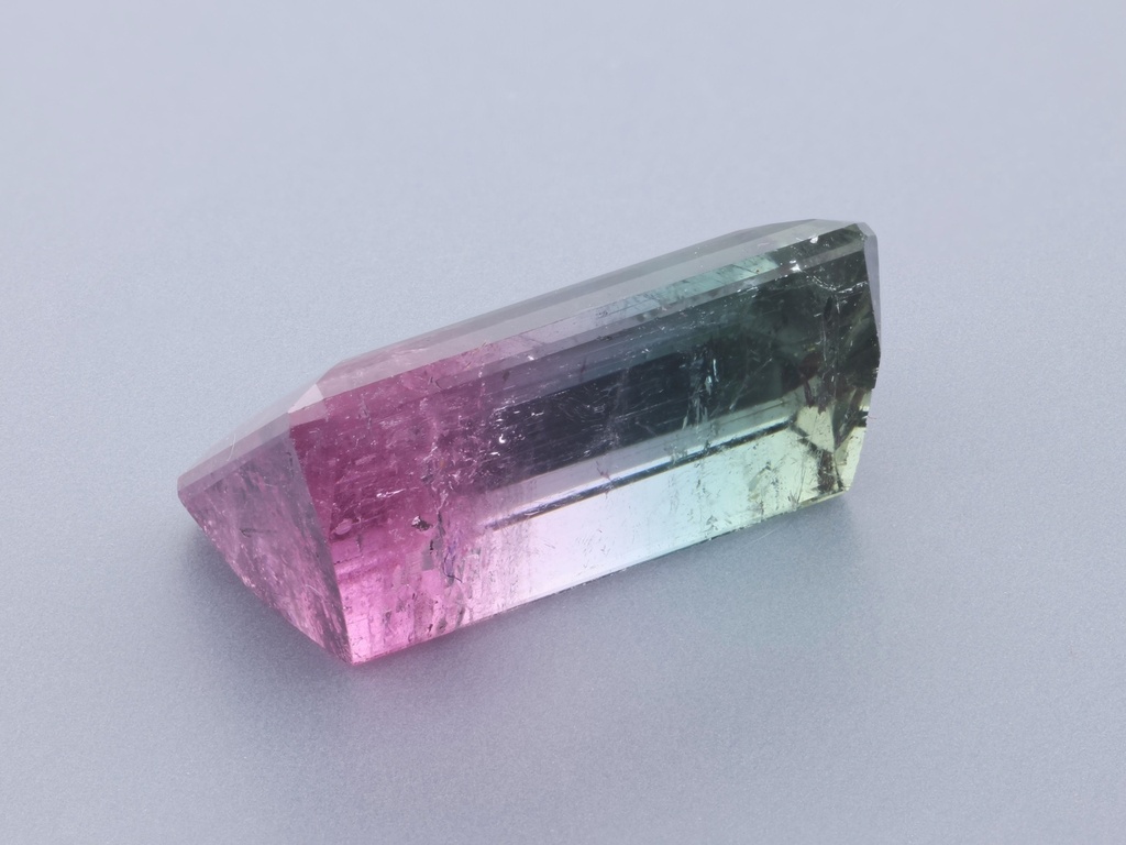 Watermelon Tourmaline 16.6x10.9mm Emerald Cut