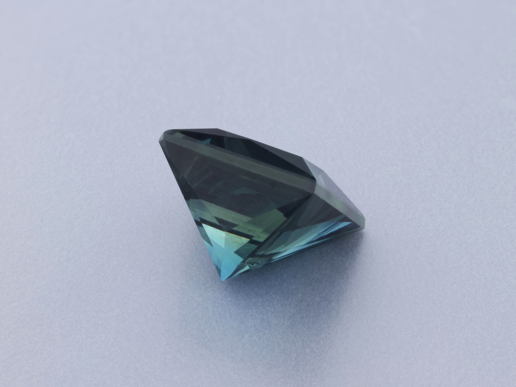 Australian Sapphire 6.7x6.6mm Princess Cut Royal Blue