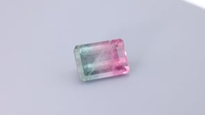 Watermelon Tourmaline 16.9x11.9mm Emerald Cut