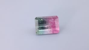 Watermelon Tourmaline 17.05x12.5mm Emerald Cut