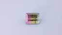 Tri Colour Tourmaline 13.65x10.4mm Emerald Cut