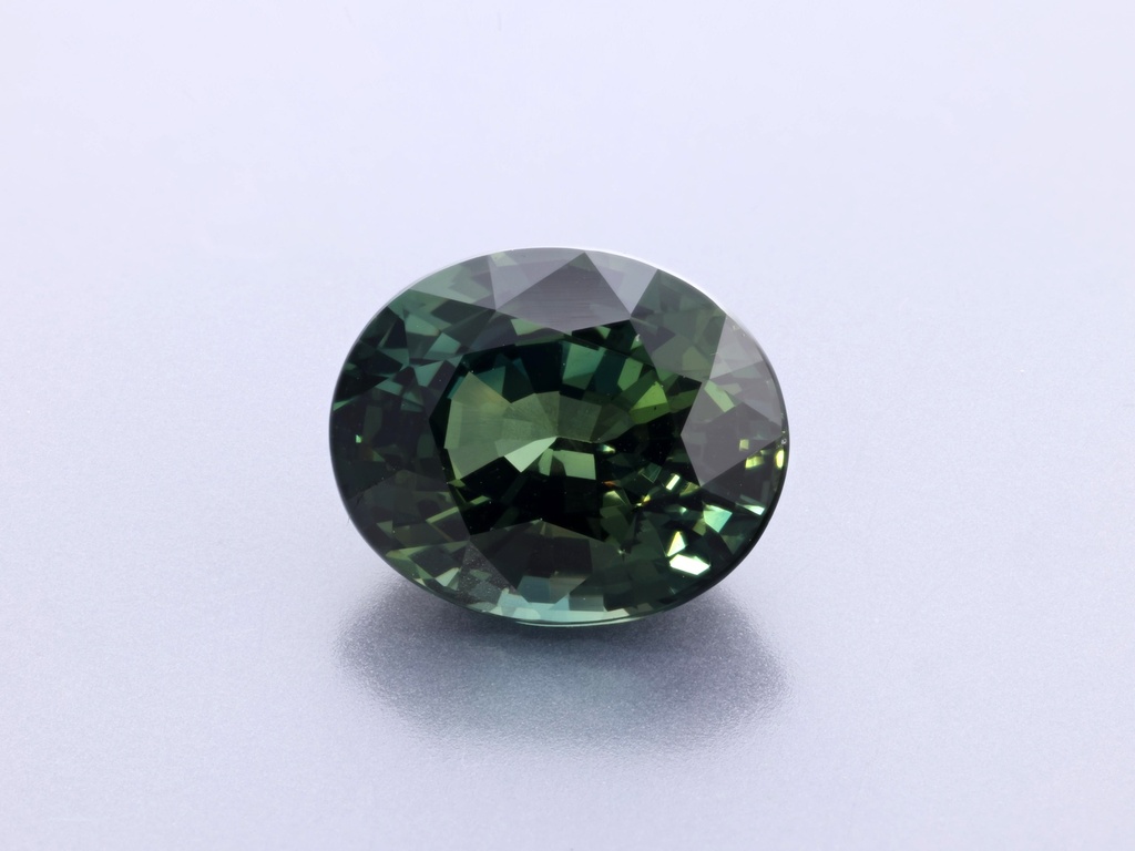 Parti Sapphire 7.52x6.22mm Oval