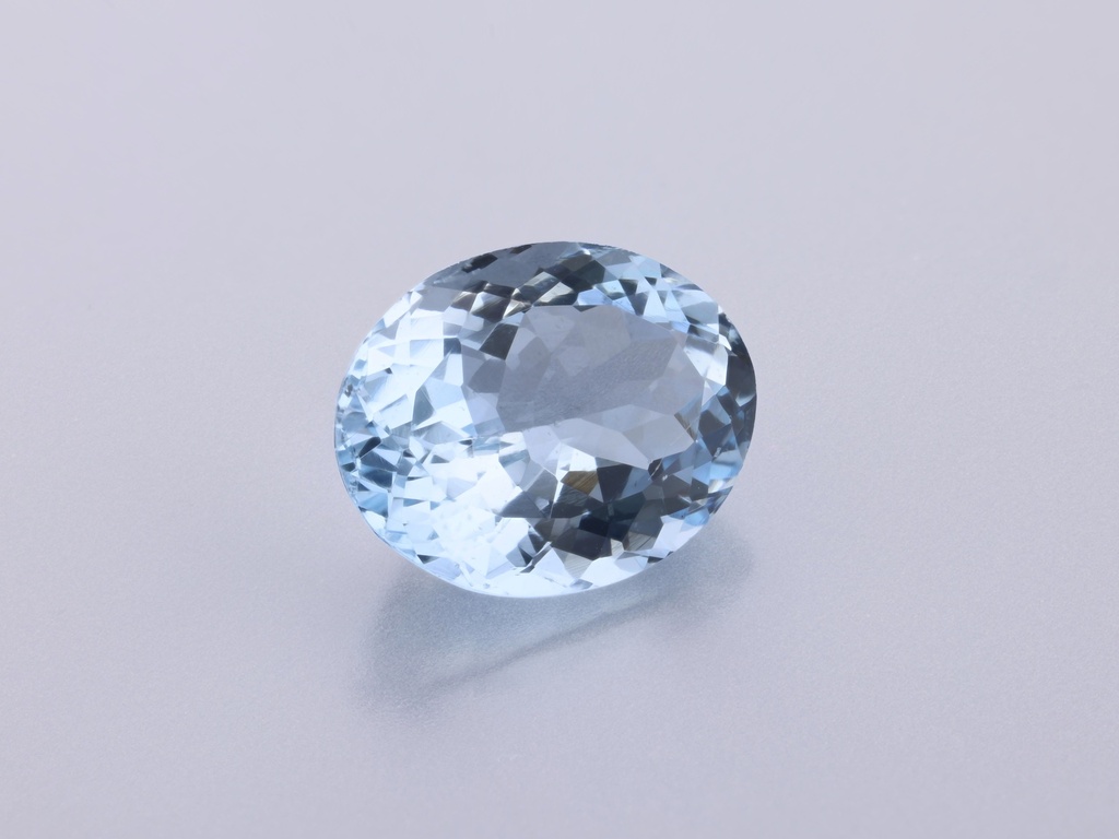 Aquamarine 10x8mm Oval Mid Blue