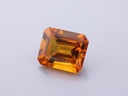 Citrine 11x9mm Emerald Cut Dark