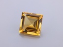 Citrine 14mm Carre Cut