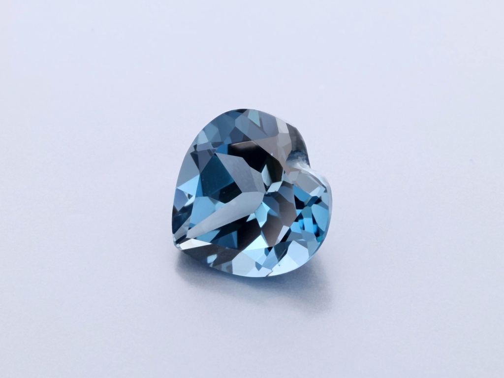 Topaz London Blue 10mm Heart Shape 