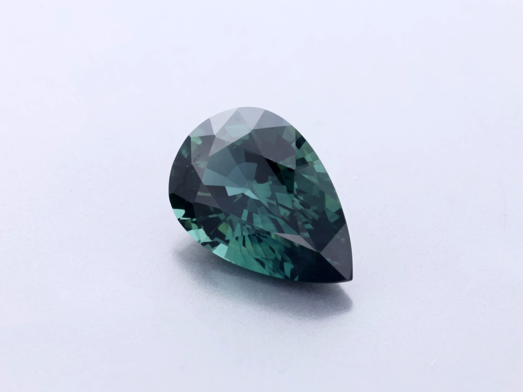 Parti Sapphire 8.75 x 5.76 x 3.78mm Pear Shape