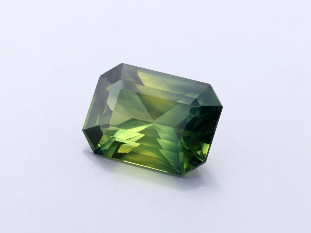 Parti Sapphire 6.92 x 4.98 x 2.88mm Emerald Cut