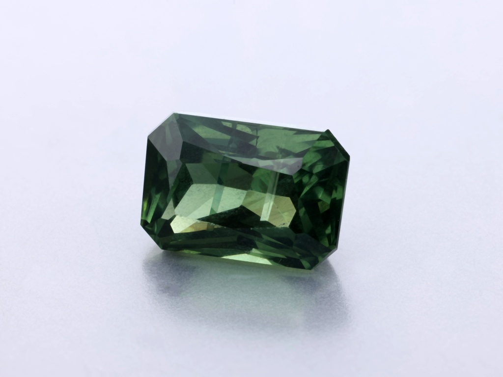 Parti Sapphire 6.46 x 4.46 x 3.75mm Emerald Cut