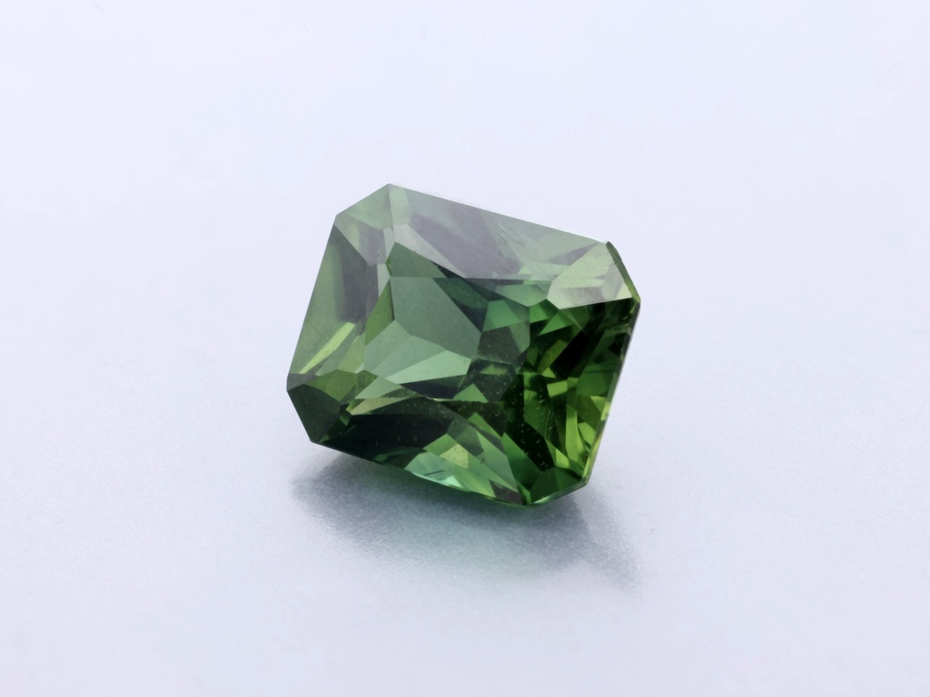 Parti Sapphire 6.03 x 5.05 x 3.52mm Emerald Cut