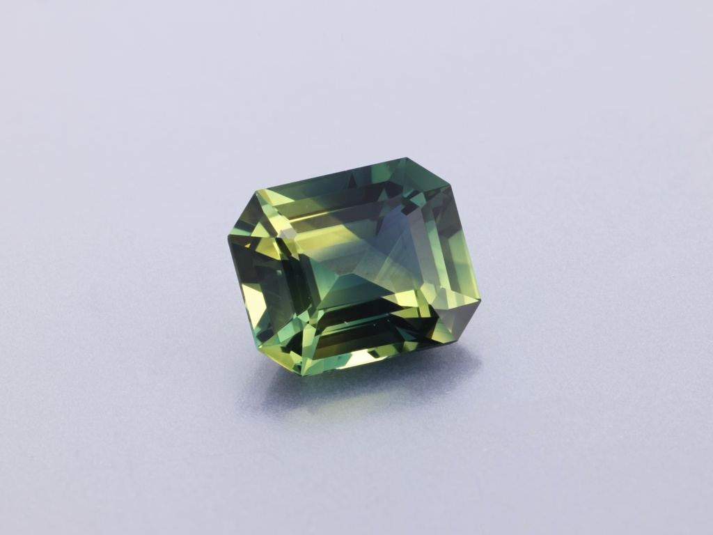 Parti Sapphire 6.60 x 5.50 x 3.69mm Emerald Cut