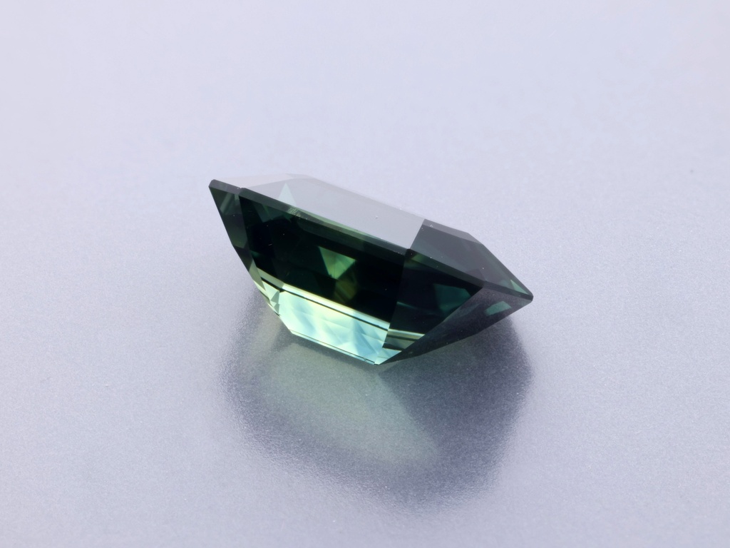 Parti Sapphire 7.92 x 5.72 x 3.82mm Emerald Cut