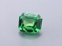 Tsavorite Garnet 6.4x5.5mm Emerald Cut