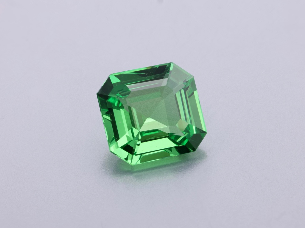 Tsavorite Garnet 6.25x5.9mm Square Emerald Cut
