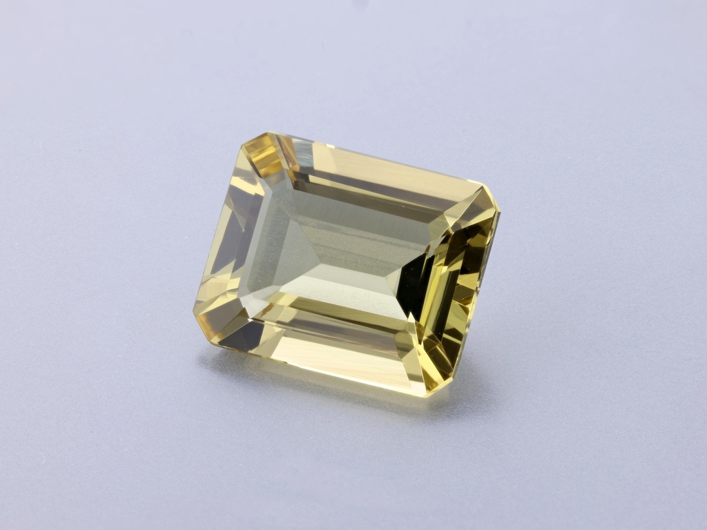 Beryl 10x8mm Emerald Cut Yellow