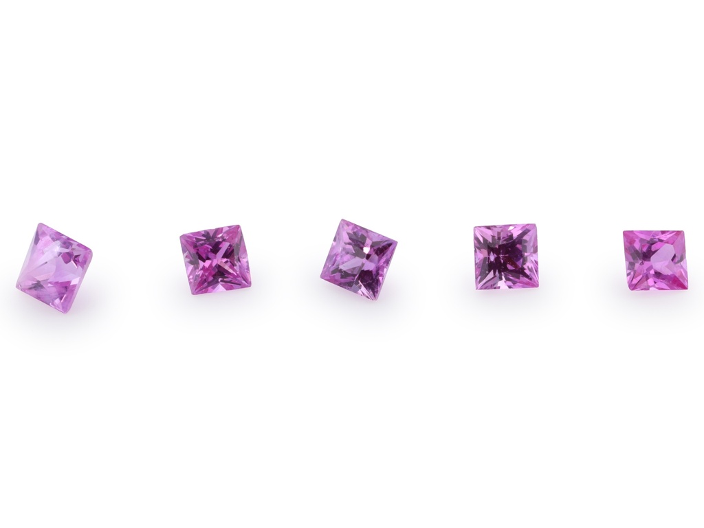 [SPQP0150A] Pink Sapphire 1.50mm Princess Cut Mid