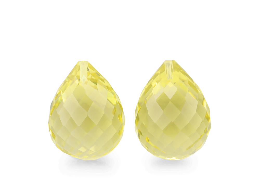 [QLDL1612] Lemon Quartz 16x12mm Briolette